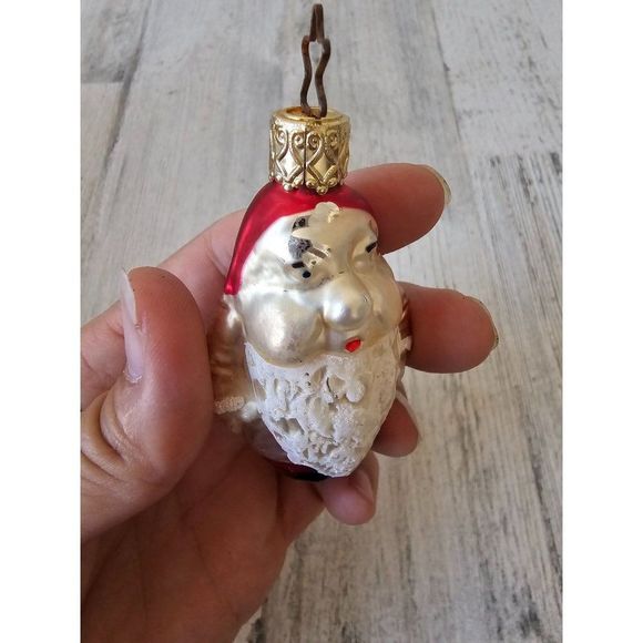 Inge glas Snow White dwarf Santa Glass ornament - Picture 9 of 9